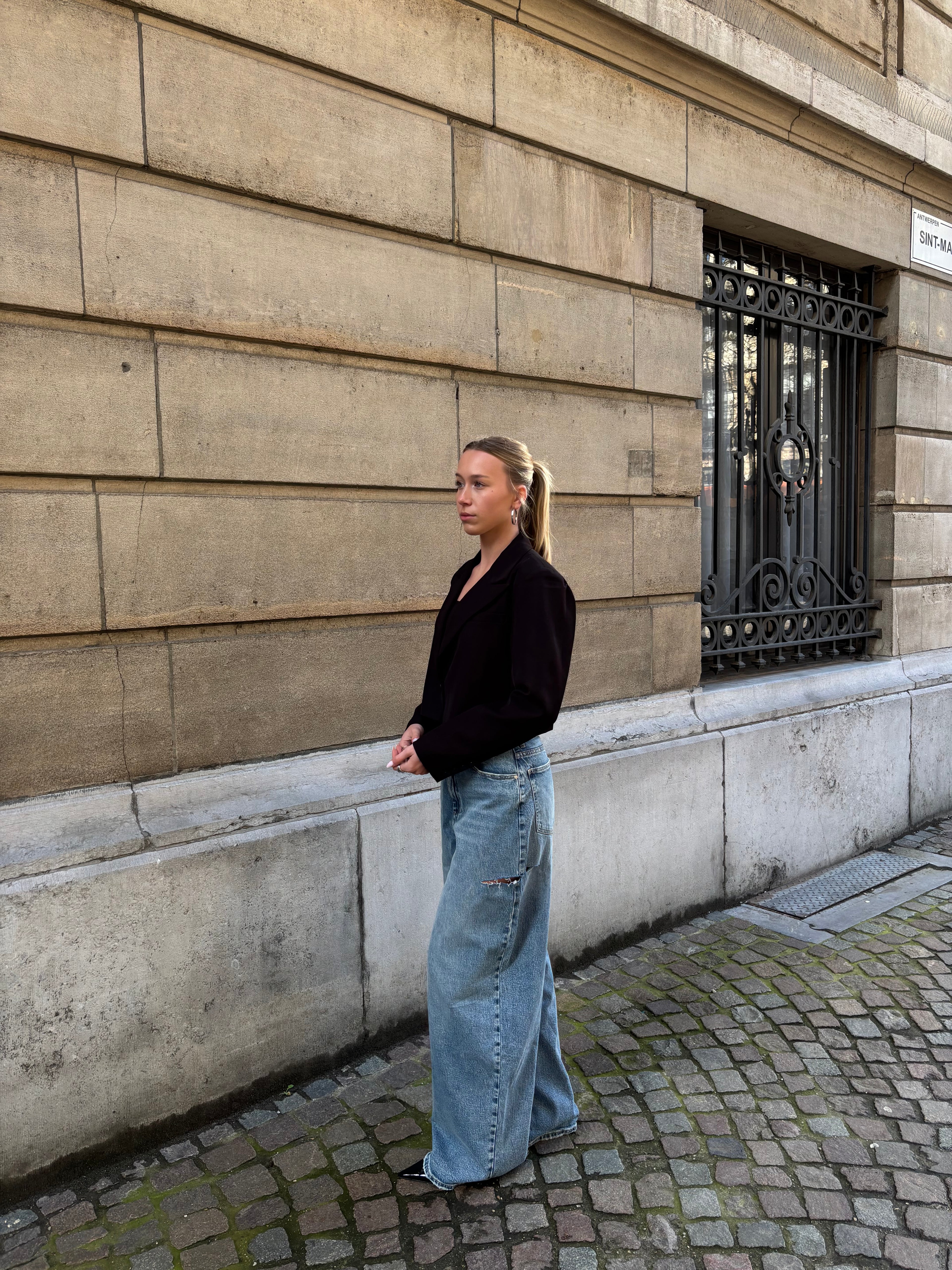 Lizzy basic cropped blazer