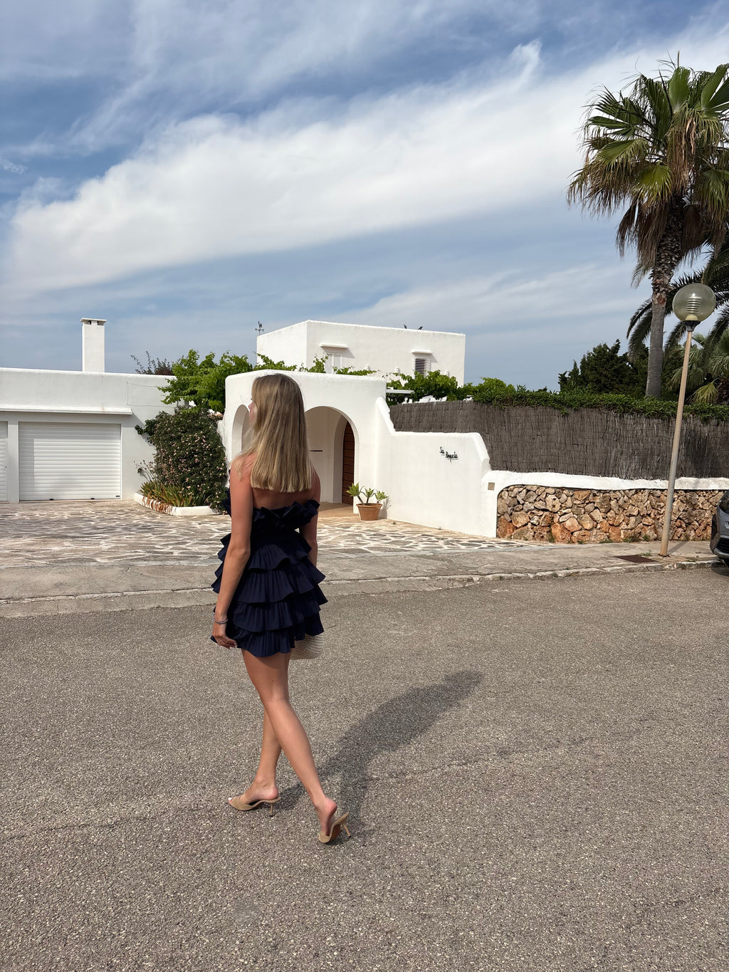 Pien dress dark blue