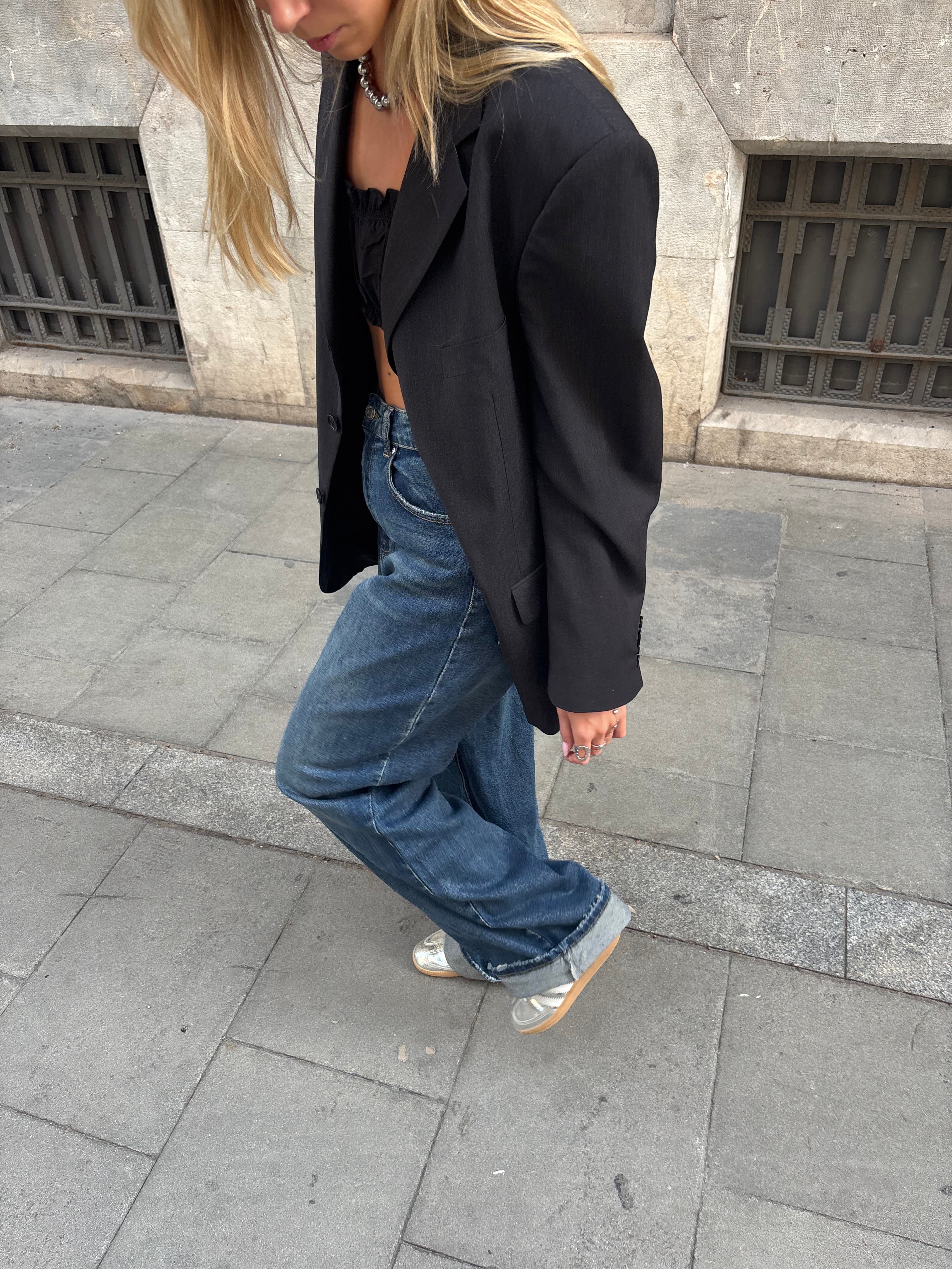 ISA baggy wide leg jeans TALL